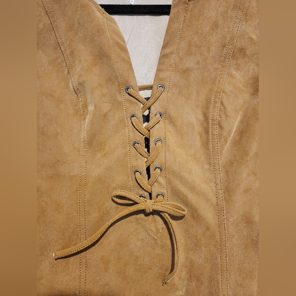 NWOT Free People Bradley Faux Suede Mini Dress Size Small - Picture 5 of 9